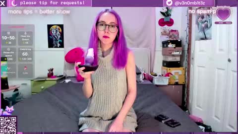 Snapshot of v3n0mb1t3z chatting on 02.16.25 kermit online show from 02.16.25