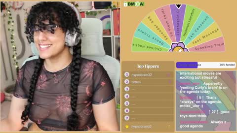Snapshot of violentlycurly chatting on 03.31.26 Curly the Coin Operated Toy online show from 03.31.26