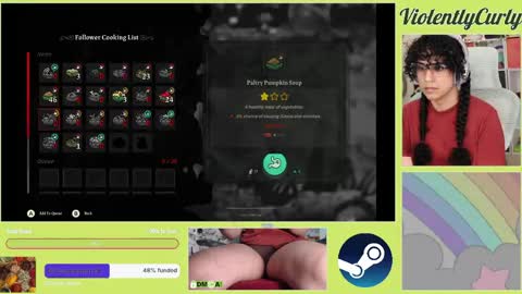 Snapshot of violentlycurly chatting on 04.15.26 Curly the Coin Operated Toy online show from 04.15.26