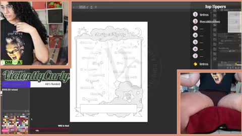 Snapshot of violentlycurly chatting on 04.28.26 Curly the Coin Operated Toy online show from 04.28.26