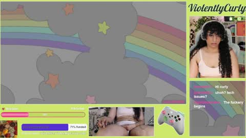 Snapshot of violentlycurly chatting on 05.29.26 Curly the Coin Operated Toy online show from 05.29.26