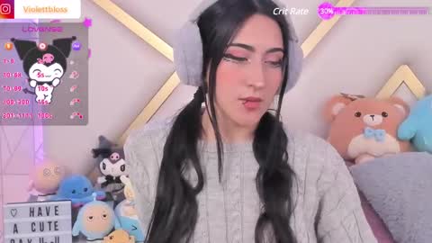 Snapshot of violettbloss chatting on 01.27.25 Violeta online show from 01.27.25