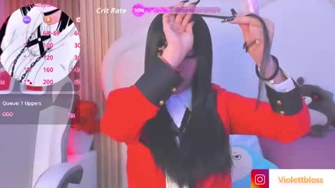 Snapshot of violettbloss chatting on 09.13.25 Violeta online show from 09.13.25