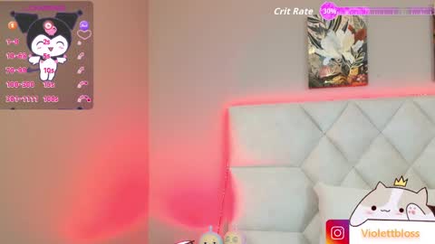 Snapshot of violettbloss chatting on 10.01.25 Violeta online show from 10.01.25