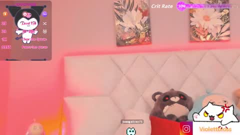 Snapshot of violettbloss chatting on 10.10.25 Violeta online show from 10.10.25