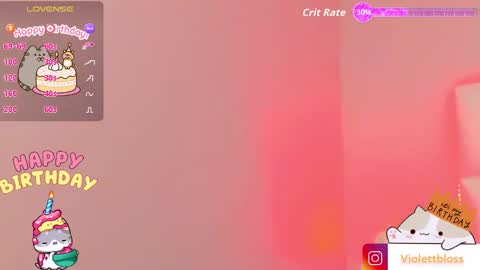 Snapshot of violettbloss chatting on 10.18.25 Violeta online show from 10.18.25