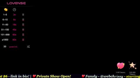 Chrissy online show from 03.02.25