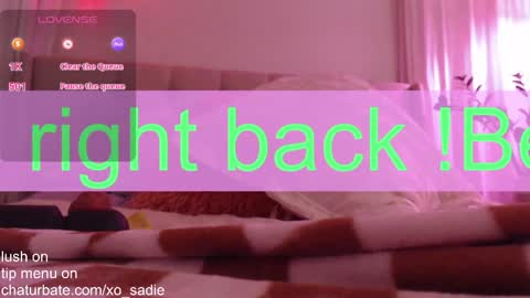 Xo Sadie online show from 06.01.26