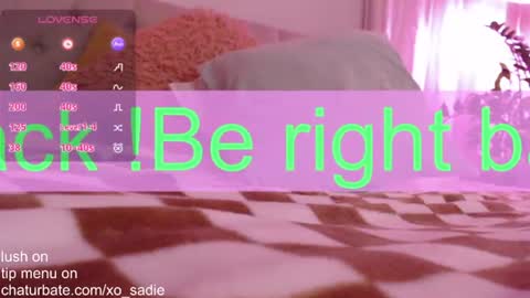Snapshot of xo_sadie chatting on 06.17.26 Xo Sadie online show from 06.17.26