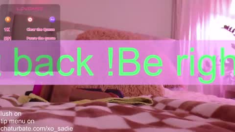 Snapshot of xo_sadie chatting on 06.29.26 Xo Sadie online show from 06.29.26