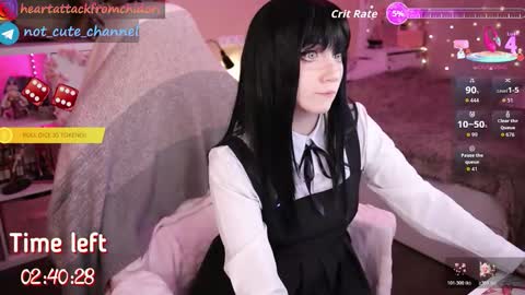 Snapshot of yourcutewaifu chatting on 10.26.25 Lina Fansly online show from 10.26.25