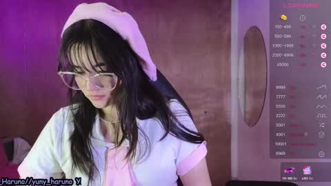 Snapshot of yuny_haruno chatting on 01.14.25 Haruno online show from 01.14.25