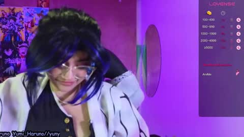 Snapshot of yuny_haruno chatting on 02.10.25 Haruno online show from 02.10.25