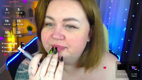 Snapshot of zarareign_ chatting on 01.06.25 Lola online show from 01.06.25