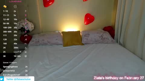 Zlata  Mon Tue Thu Fri Sun Sa GMT 3 0000pm - 0600pm  online show from 02.19.25