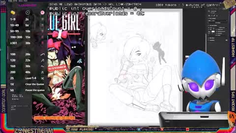 Snapshot of zonetron chatting on 11.23.25 ZONE-tron online show from 11.23.25