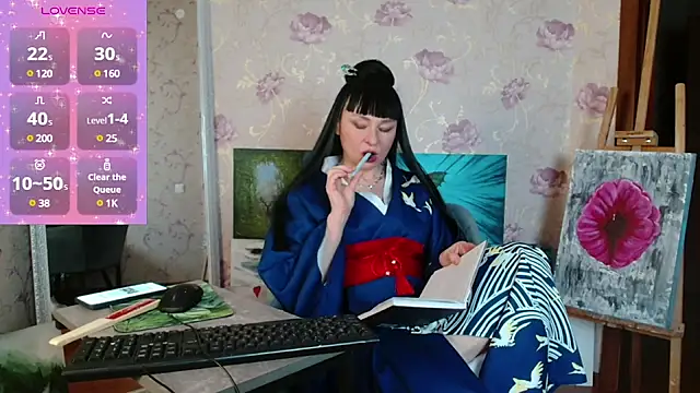 Snapshot of secret_library chatting on 01.29.25 secret library online show from 01.29.25