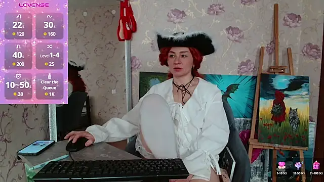 Snapshot of secret_library chatting on 03.15.25 secret library online show from 03.15.25