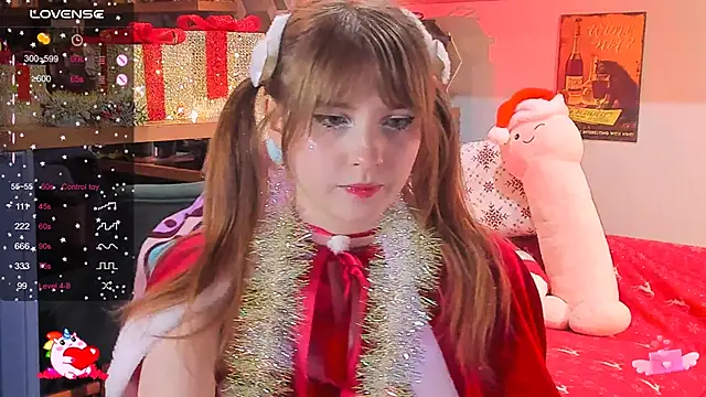 Snapshot of AliceLanley chatting on 12.25.24 AliceLanley online show from 12.25.24
