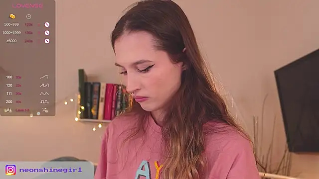 Snapshot of NeonShine chatting on 12.22.24 NeonShine online show from 12.22.24