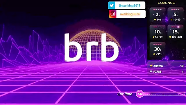 AxelKing1326 online show from 02.10.25