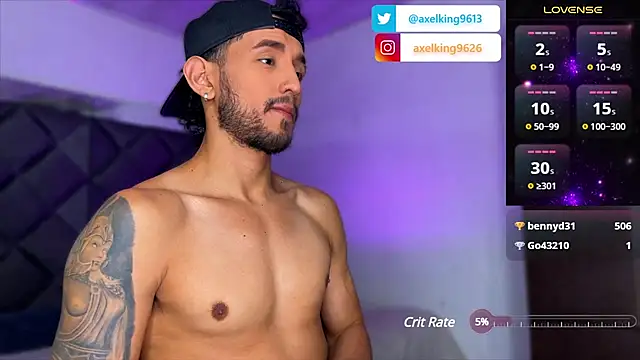 AxelKing1326 online show from 03.08.25