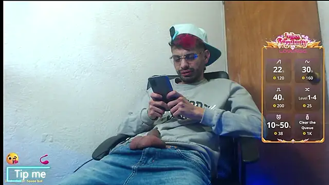 GrayHornyX online show from 01.14.26