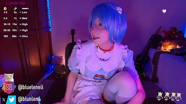 Snapshot of bluelen chatting on 03.22.26 bluelen online show from 03.22.26