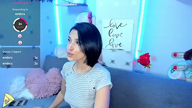 Snapshot of MeganLord chatting on 12.12.24 MeganLord online show from 12.12.24