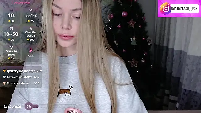 Marmalade Fox online show from 01.15.26