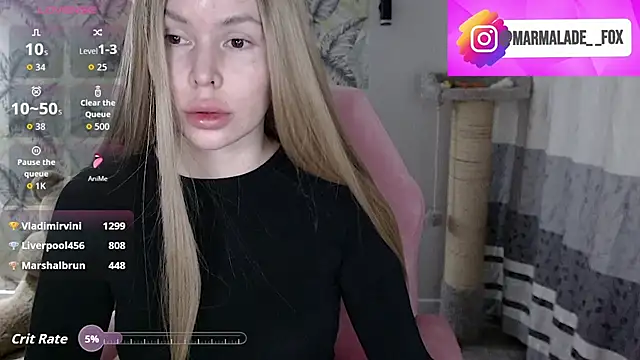 Marmalade Fox online show from 03.19.26