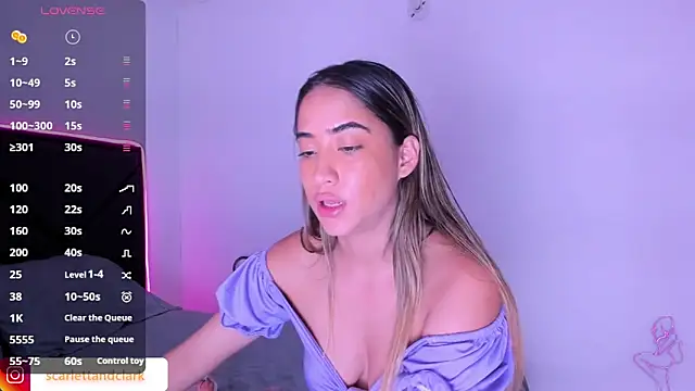 ScarlettAndClark online show from 03.01.25