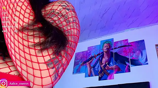 Aliceowenn online show from 10.24.25
