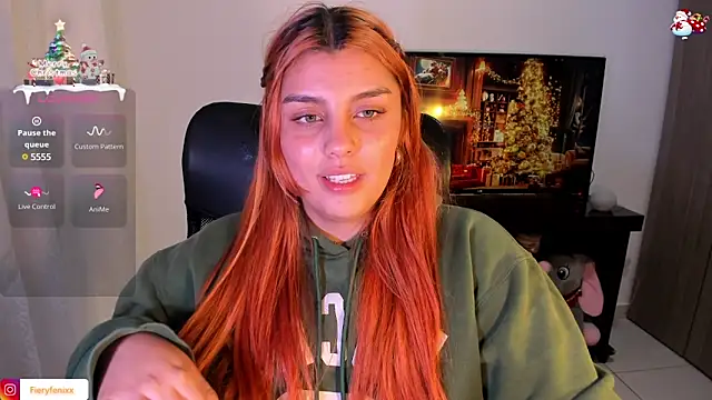 Snapshot of Fieryfenixx chatting on 12.22.24 Fieryfenixx online show from 12.22.24