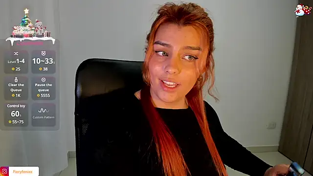 Snapshot of Fieryfenixx chatting on 12.28.24 Fieryfenixx online show from 12.28.24