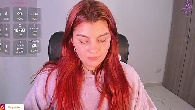 Snapshot of Fieryfenixx chatting on 02.19.25 Fieryfenixx online show from 02.19.25