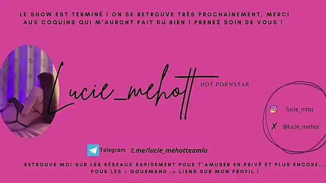 lucie mehott online show from 03.14.25