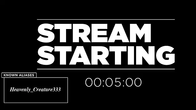 Heavenly Creature333 online show from 01.10.26