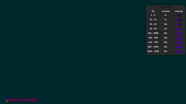 Snapshot of Nala_j8 chatting on 03.27.26 Nala j8 online show from 03.27.26