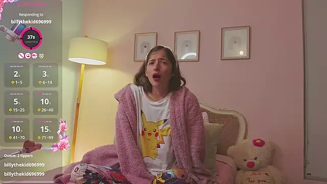 Snapshot of KittyAna chatting on 02.26.25 KittyAna online show from 02.26.25