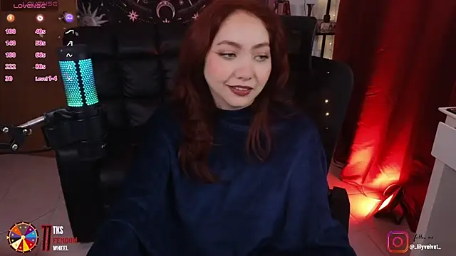 LilyVelvett online show from 01.11.25