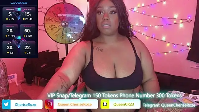 Snapshot of cheriserozequeen chatting on 12.17.24 cheriserozequeen online show from 12.17.24