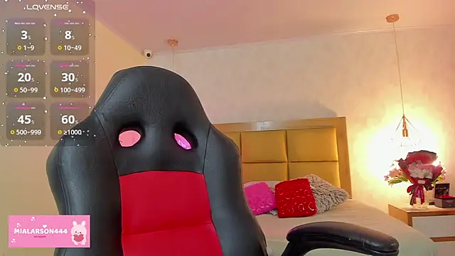 Snapshot of LARSONMIA chatting on 02.24.26 LARSONMIA online show from 02.24.26