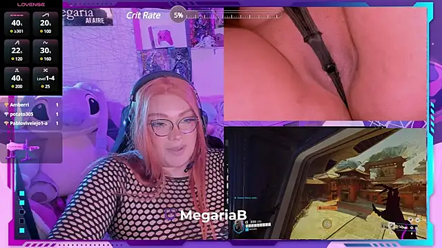 MegariaB online show from 02.20.25