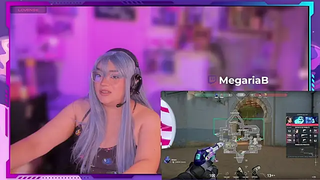 MegariaB online show from 12.04.25