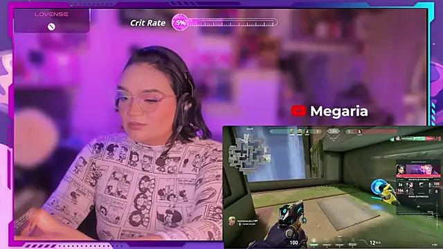 MegariaB online show from 12.15.25