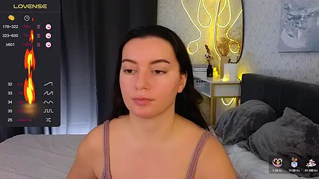 Snapshot of YourSweetDream_ chatting on 02.13.25 YourSweetDream online show from 02.13.25