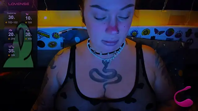 Snapshot of EllieOz chatting on 01.04.25 EllieOz online show from 01.04.25