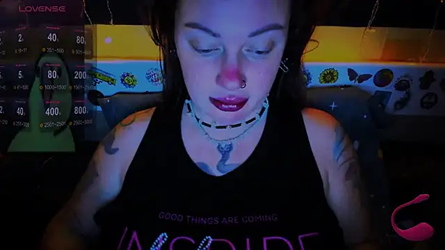 Snapshot of EllieOz chatting on 01.05.25 EllieOz online show from 01.05.25