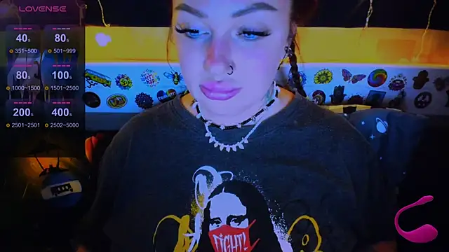 Snapshot of EllieOz chatting on 03.07.25 EllieOz online show from 03.07.25